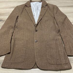 McKenzie Tribe Men's Large Silk Wool‎ Cashmere Jacket Button 40R